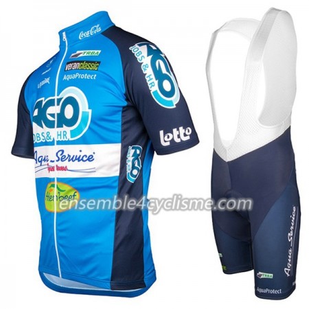 Tenue Maillot + Cuissard à Bretelles 2018 Ago Aqua Service N001